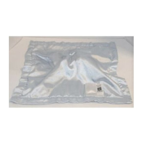 Carters Zebra Blue Lovey Plush Satin Edge Rattle Security Blanket Handsome - Picture 4 of 5